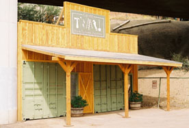 exterior of tool lending library