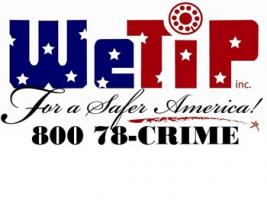 WeTip For a Safer america 800 78-CRIME logo