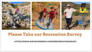 Three photos of recreational activities in the Cobre Valley Region